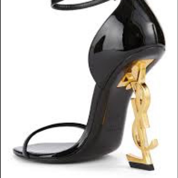 🚫⛔️SOLD⛔️🚫Saint Laurent Opyum Logo-Heel sandals - Picture 4 of 15